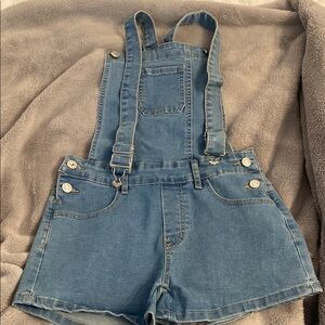 SHEIN Blue Denim Overalls